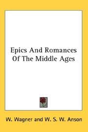 Tapa de Epics And Romances Of The Middle Ages