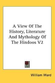 Tapa de A View Of The History, Literature And Mythology Of The Hindoos V2
