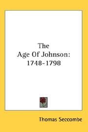 Tapa de The age of Johnson