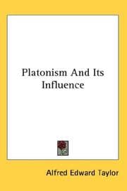 Tapa de Platonism And Its Influence