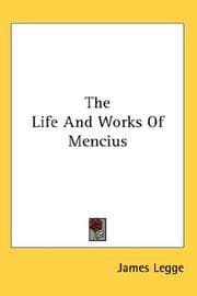 Tapa de The Life And Works Of Mencius