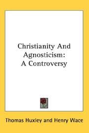 Tapa de Christianity And Agnosticism