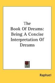 Tapa de The Book Of Dreams