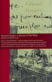 Tapa de Edward Hopper - a journal of his work