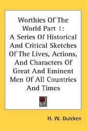 Tapa de Worthies Of The World Part 1