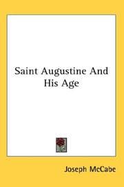 Tapa de Saint Augustine And His Age