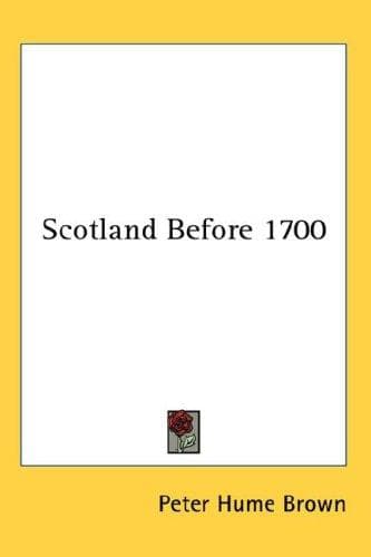 Tapa de Scotland Before 1700