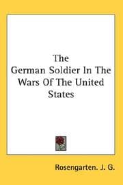 Tapa de The German Soldier In The Wars Of The United States