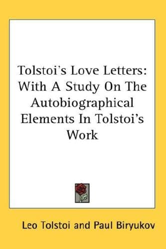 Tapa de Tolstoi's love letters