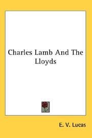 Tapa de Charles Lamb And The Lloyds