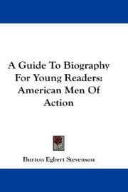 Tapa de A Guide To Biography For Young Readers