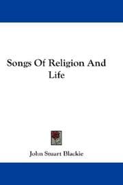 Tapa de Songs Of Religion And Life