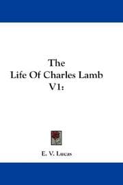 Tapa de The Life Of Charles Lamb V1