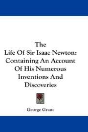 Tapa de The Life Of Sir Isaac Newton