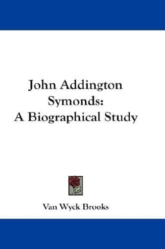 Tapa de John Addington Symonds