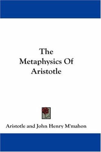 Tapa de The Metaphysics Of Aristotle