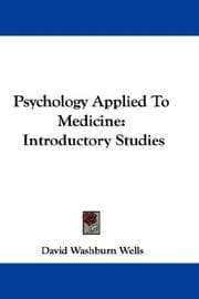 Tapa de Psychology Applied To Medicine