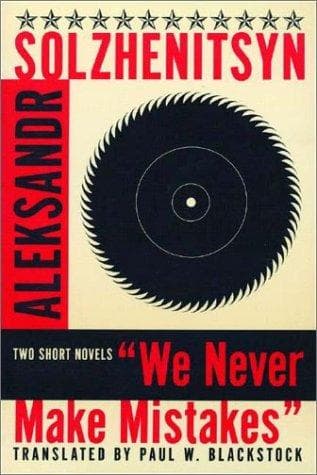 Tapa de We Never Make Mistakes