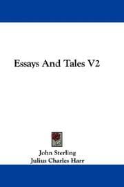 Tapa de Essays And Tales V2