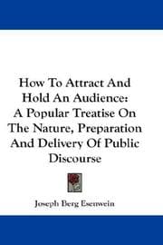 Tapa de How To Attract And Hold An Audience