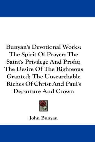 Tapa de Bunyan's Devotional Works