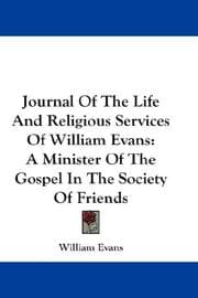 Tapa de Journal Of The Life And Religious Services Of William Evans