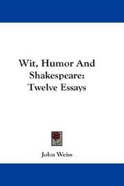 Tapa de Wit, Humor And Shakespeare