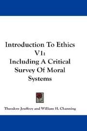 Tapa de Introduction To Ethics V1