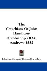 Tapa de The Catechism Of John Hamilton