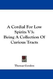 Tapa de A Cordial For Low Spirits V3