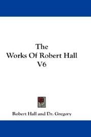 Tapa de The Works Of Robert Hall V6