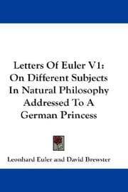 Tapa de Letters Of Euler V1