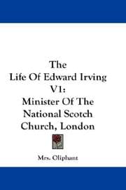 Tapa de The Life Of Edward Irving V1