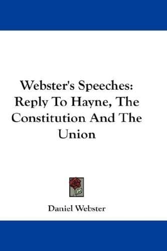 Tapa de Webster's Speeches