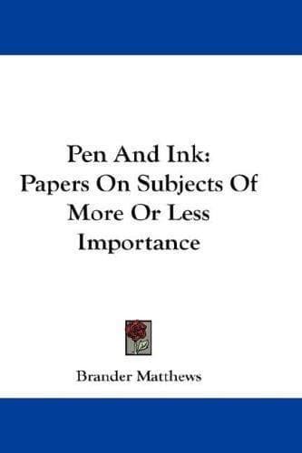 Tapa de Pen And Ink