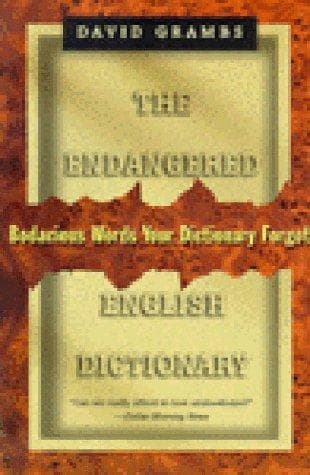 Tapa de The Endangered English Dictionary