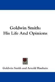 Tapa de Goldwin Smith