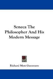 Tapa de Seneca The Philosopher And His Modern Message