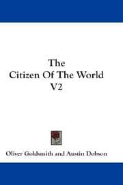 Tapa de Citizen of the World, or, Letters from a Chinese Philosopher Residing in London to His Friends in the East