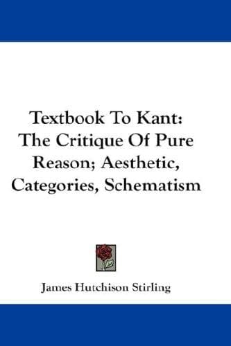 Tapa de Textbook To Kant