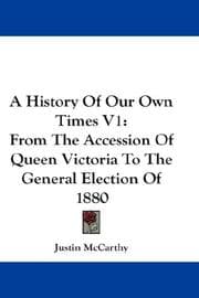 Tapa de A History Of Our Own Times V1