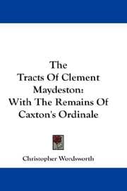 Tapa de The Tracts Of Clement Maydeston