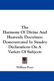 Tapa de The Harmony Of Divine And Heavenly Doctrines