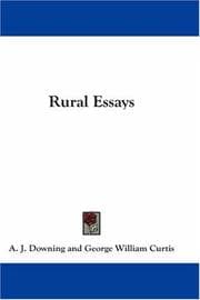 Tapa de Rural essays