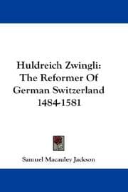 Tapa de Huldreich Zwingli