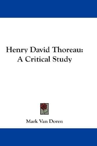 Tapa de Henry David Thoreau
