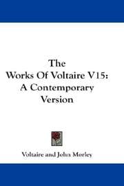 Tapa de The Works Of Voltaire V15