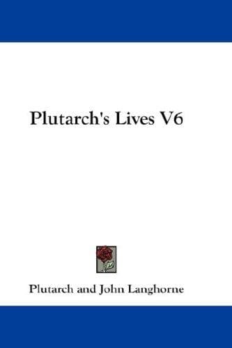 Tapa de Plutarch's Lives V6