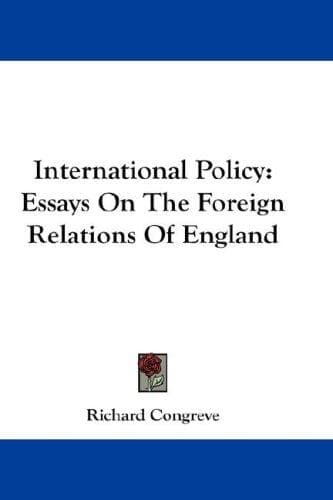 Tapa de International Policy