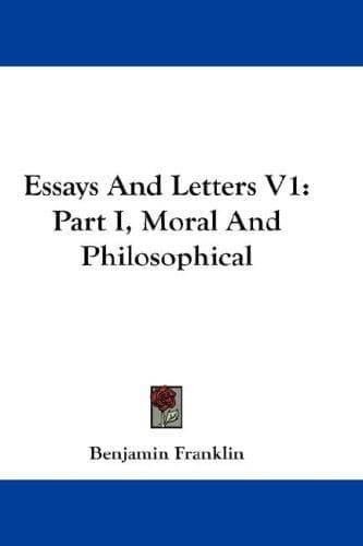 Tapa de Essays And Letters V1